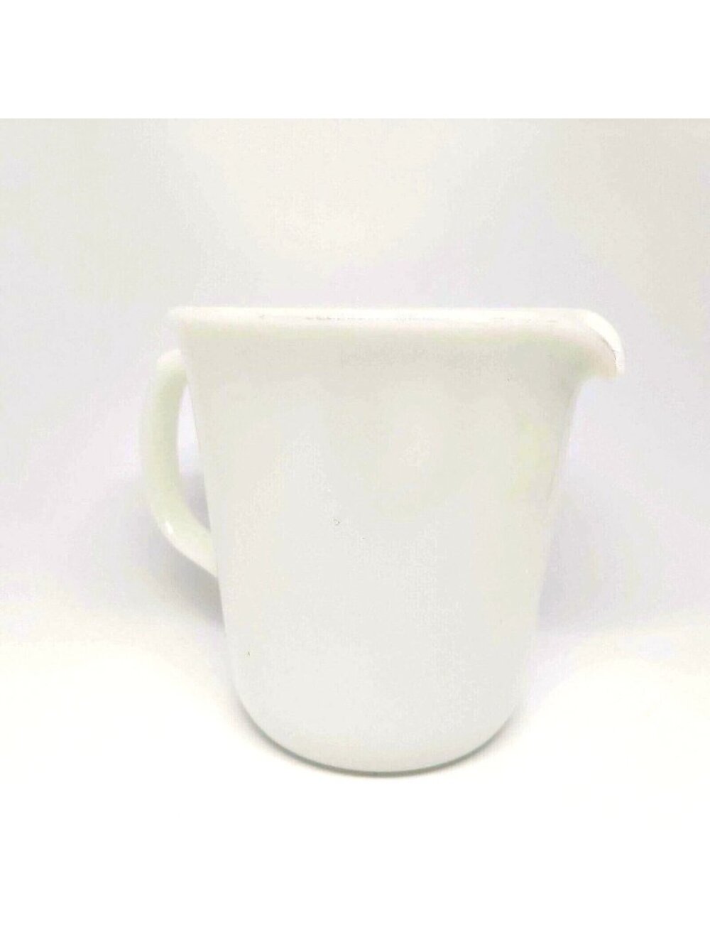Pyrex Creamer 42 Winter Frost White Pattern Corning USA Vintage Milk Glass Rare